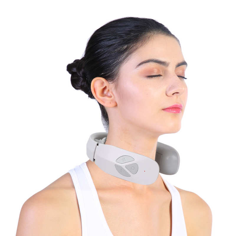 Neck Massager Electric Neck Massage Relaxation Pain Relief Tool Health Care Relaxation Cervical Vertebra Physiotherapy Device