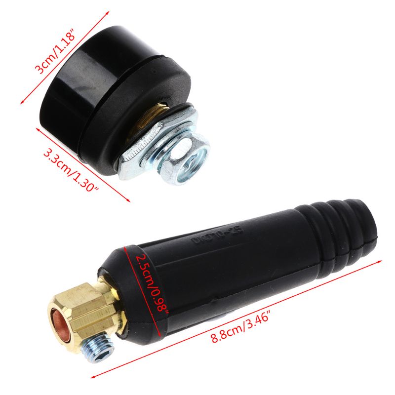 200A 10-25mm Rapid Fitting Female Male Connector European Electric Welding Machine Tools