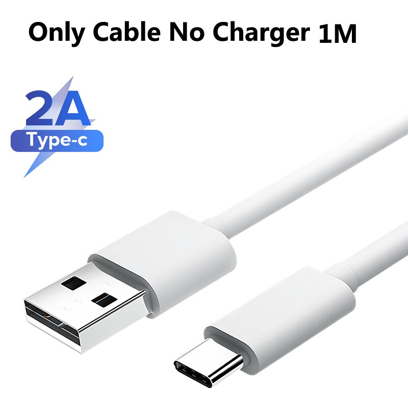 Type-C Usb Fast Charger Kabel Voor Samsung A02S A32 A42 A72 5G S21 S20 Fe A21S A51 a71 M31 M51 Note 20 Qc 3.0 Muur Fast Charger: Only Type C Cable