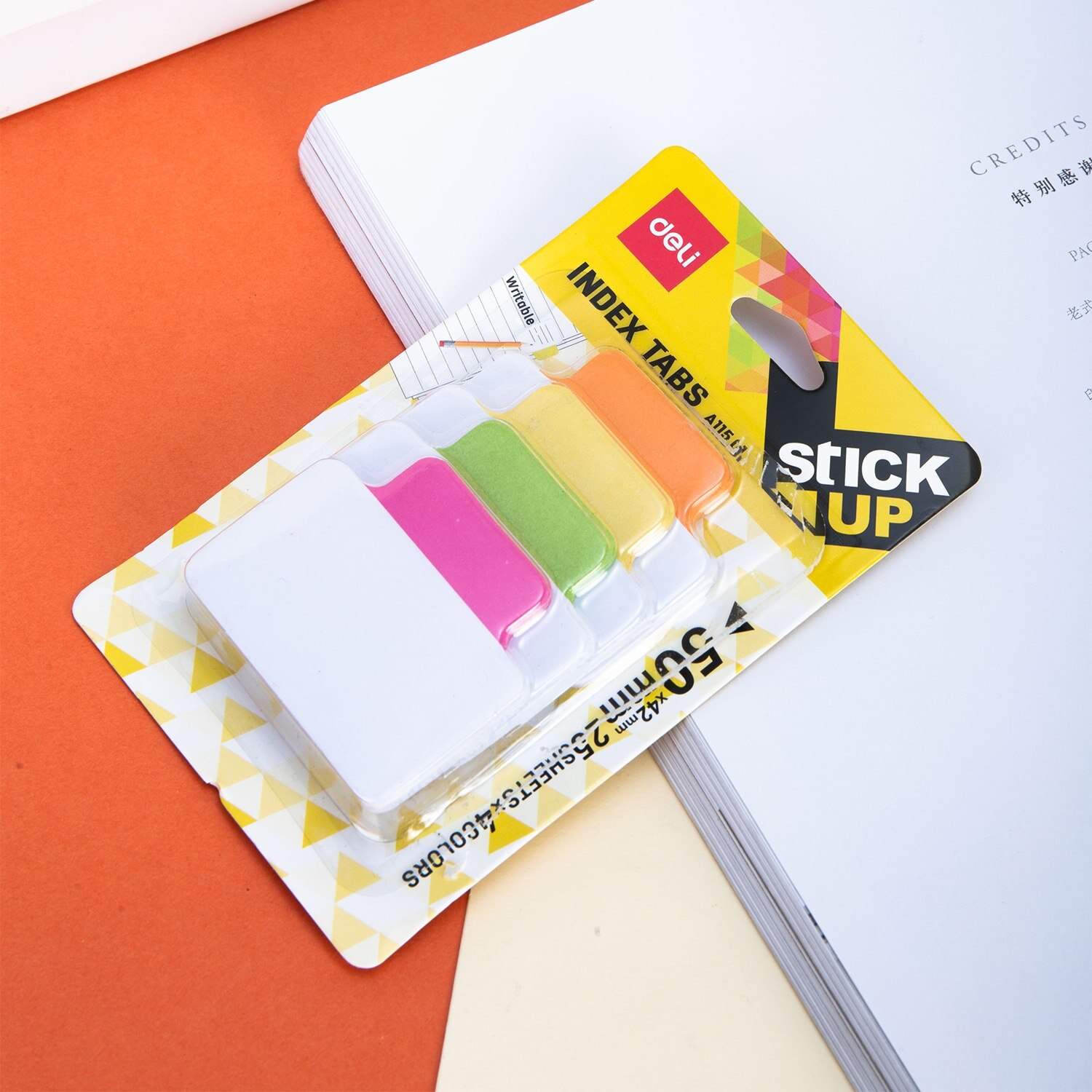 Deli Planner Stickers Index Tabs Vlag Bookmark Sticky Notes Papier Tabs Briefpapier Schoolbenodigdheden Index Divider