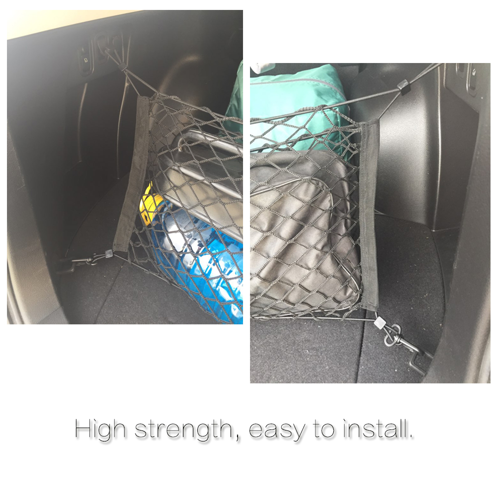 Universell bil bagasjerom bagasjerom organisator lomme siste nett nettlagring bil motta ordne nett 92.5cm*42cm