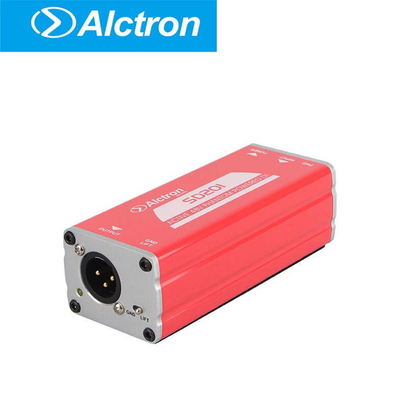 Alctron SD201 instruments active DI box, 48V phantom power supply…