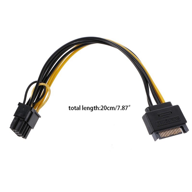 SATA 15Pin to 8Pin Graphics Power Cord