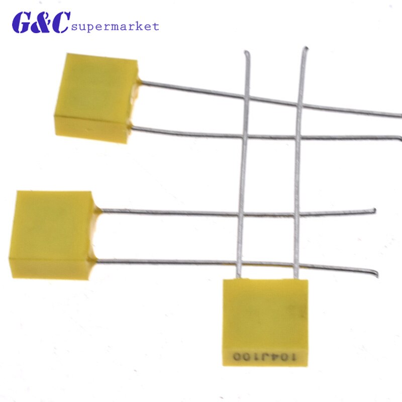 20PCS 100NJ100 correction capacitors 100V 100NF 0.1UF 5mm pitch capacitor diy electronics