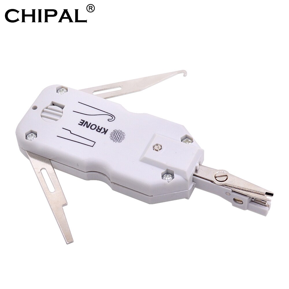 KRONE Punch Down Tool Kit with Sensor for Ethernet LAN Network Cat5 RJ45 Telecom Phone Wire RJ11 Cable Network Tool