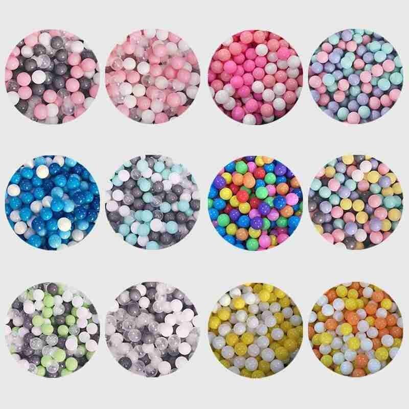 10pcs/lot Thickened Colorful Marine Ball Ocean Balls For Kids Swim Pit Toy Outdoor Fun Children's Playground Baby Ball Pool Toy