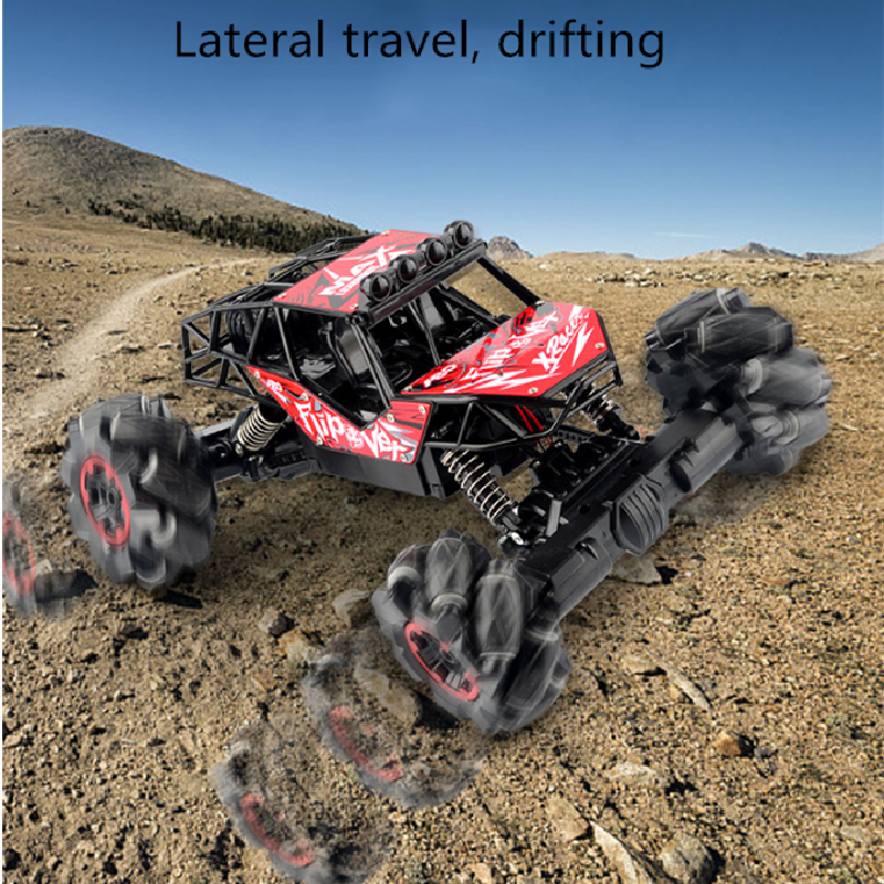 Agnicy Vier-Wiel 1:14 Drive Vibrato 360 ° Roterende Drift Klimmen Off-Road Voertuig 2.4G Afstandsbediening speelgoed Dirt Bike