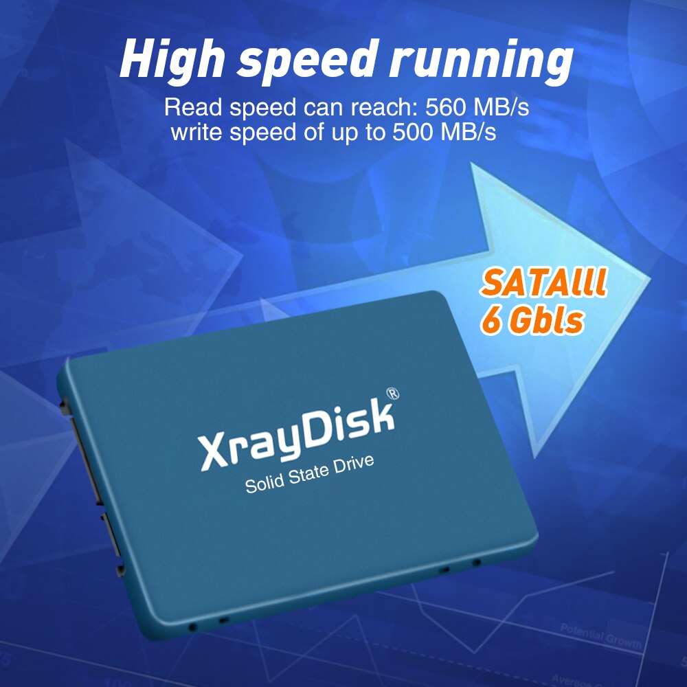 Xraydisk 2.5 "sata 3 ssd hdd harddisk 120gb 240gb 128gb 256gb 480gb 512gb 1tb internt solid state-drev til bærbar og pc deaktop
