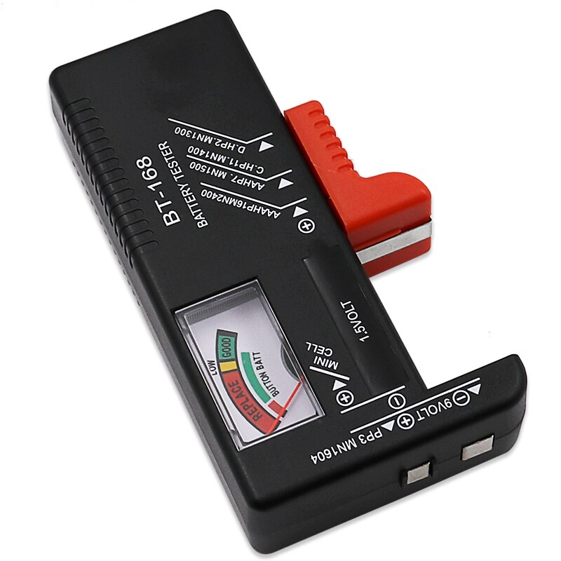 BT-168 Aa/Aaa/C/D/9V/1.5V Batterijen Universal Knoopcel Batterij Kleur gecodeerde Meter Geven Volt Tester Checker BT168 Power