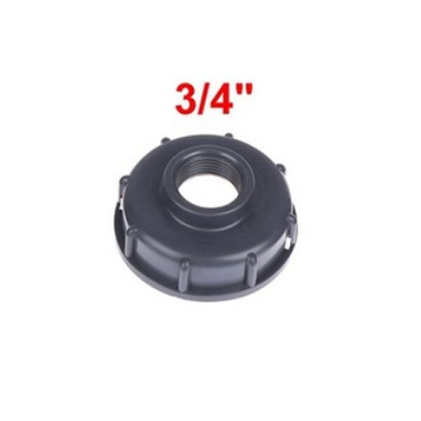 Durable water IBC Tank fittings S60X6 Coarse Threaded Cap to 1/2"" 3/4"" 1"" garden hose Adaptor Connector Tank Adapter: style2