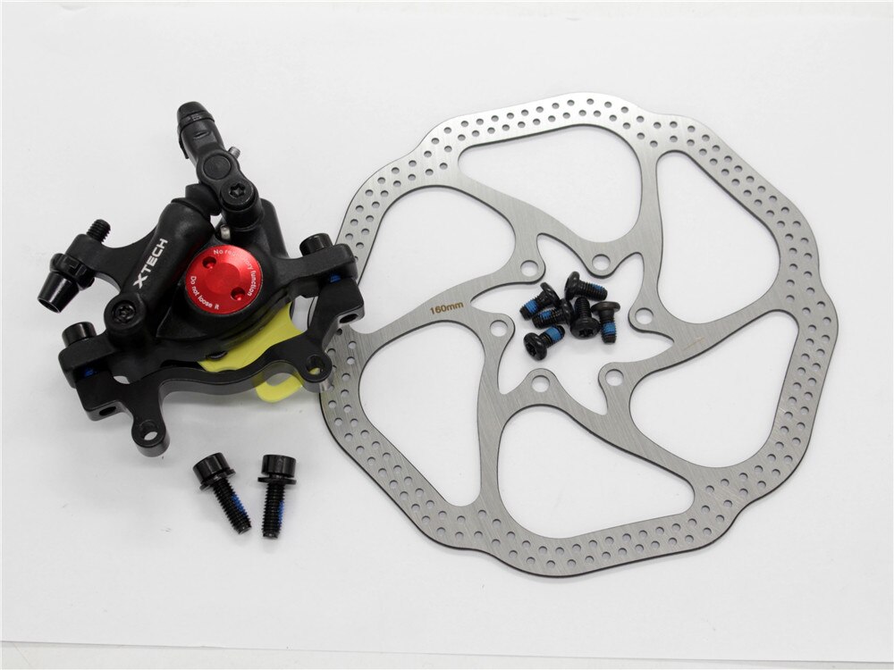 Zoom HB-100 Fiets Rem Mtb HB100 Fiets Remmen Remklauw W Rotors Fiets Onderdelen Hydraulische Zuiger: Black Rear HS1