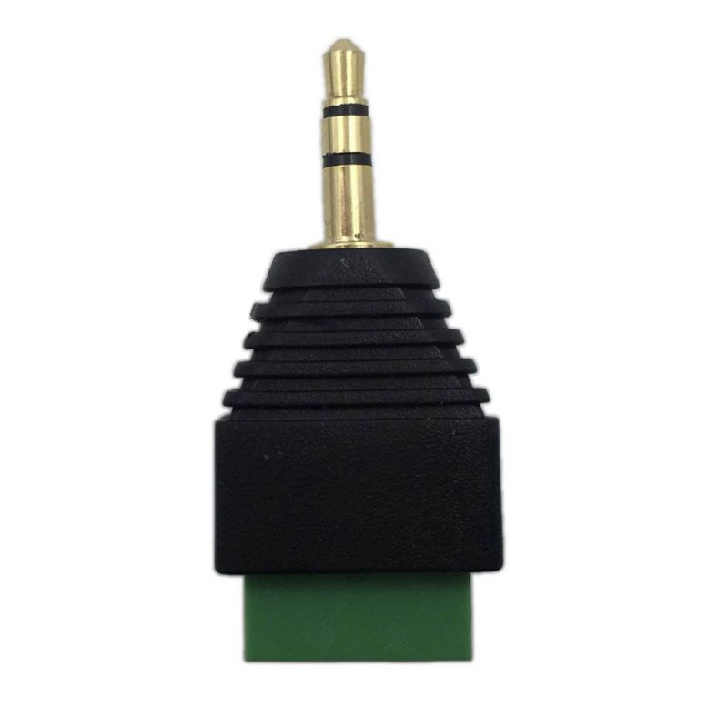 3.5 Mm Aux Audio Jack Male Stereo Sound Track Plug Solderless Connector Diy Schroef Lock Kabel Adapter Voor Audio Of video