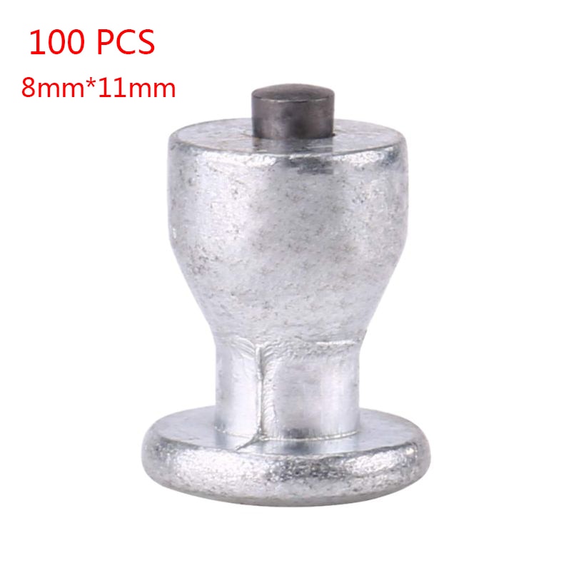 100PCS tire spikes for car tires for winter Tungsten steel core Low-carbon steel winter tire spikes 8mm protects motorcycle shoe