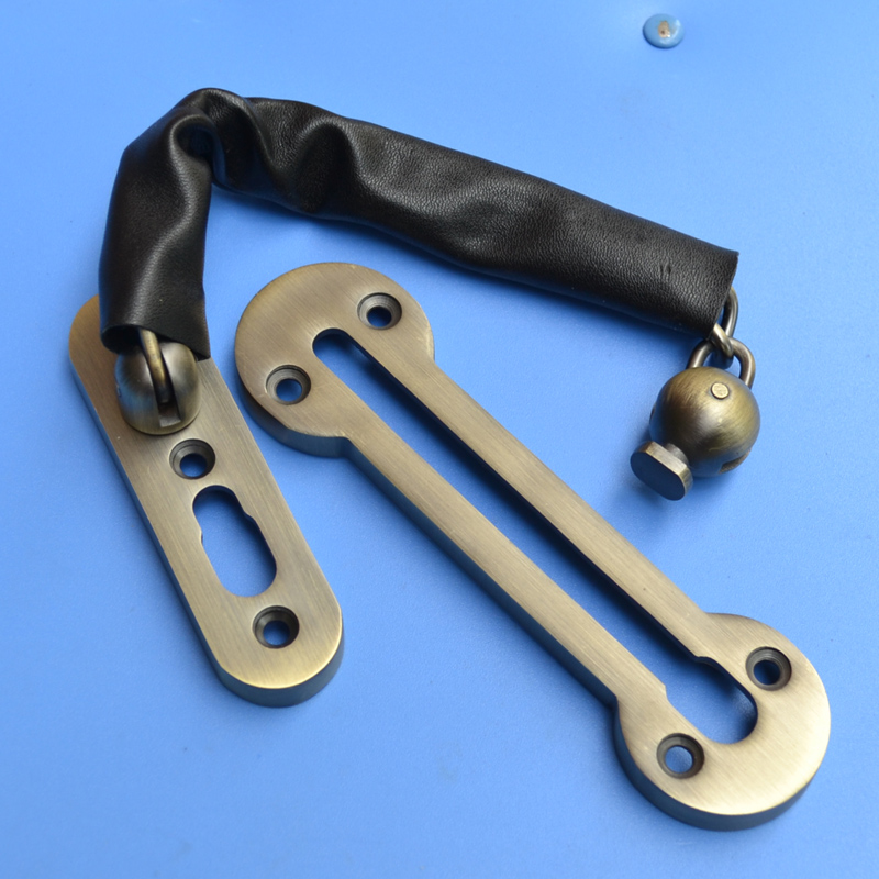 Anti-theft deduction thick door security chain buckle hotel home door bolt lock household hardware part latch