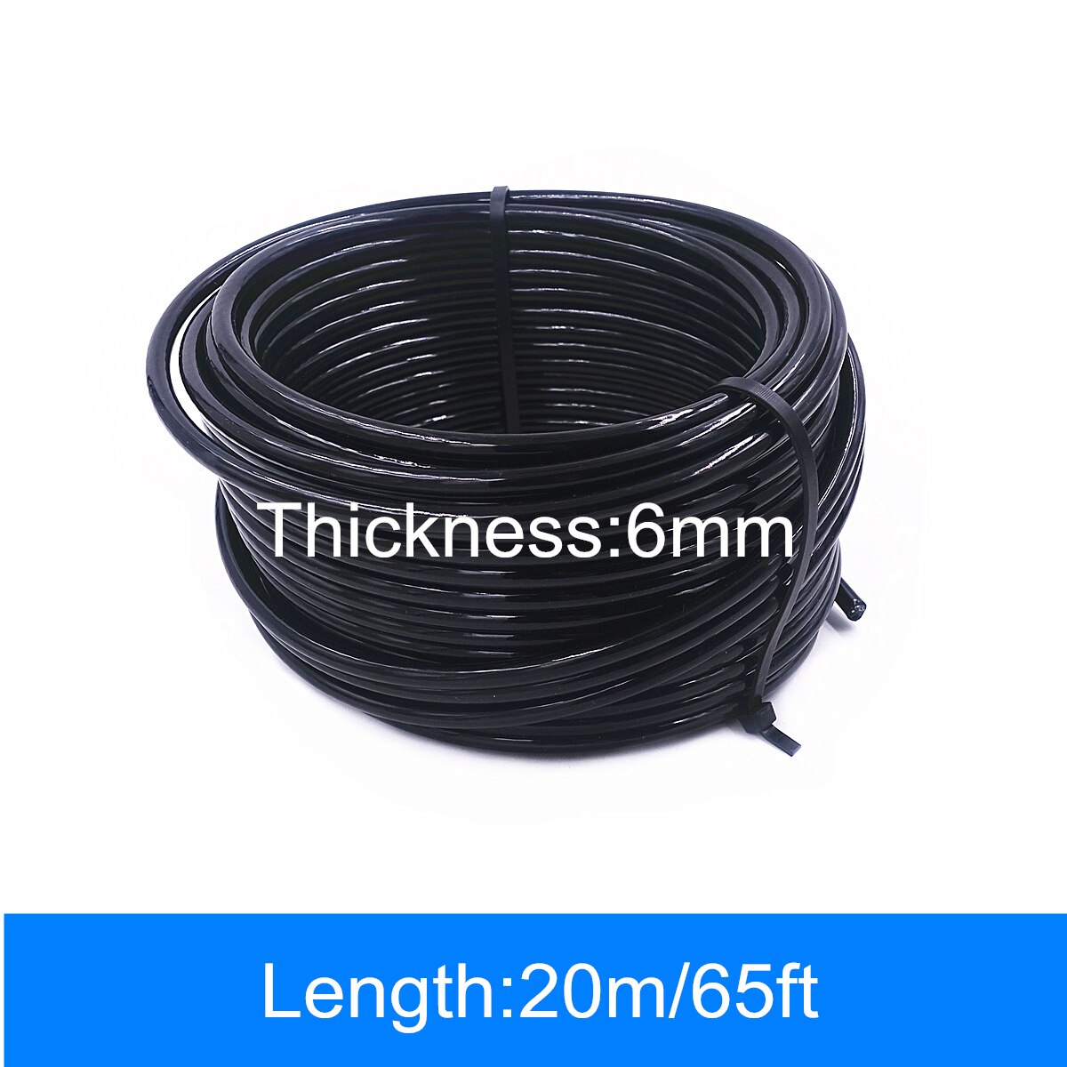 Câble métallique de gymnastique de diamètre 5/6mm, peau PU pour Machine à câble, système de poulie de levage de poids à domicile, accessoires d&#39;équipement de Fitness: 6mm x 20m