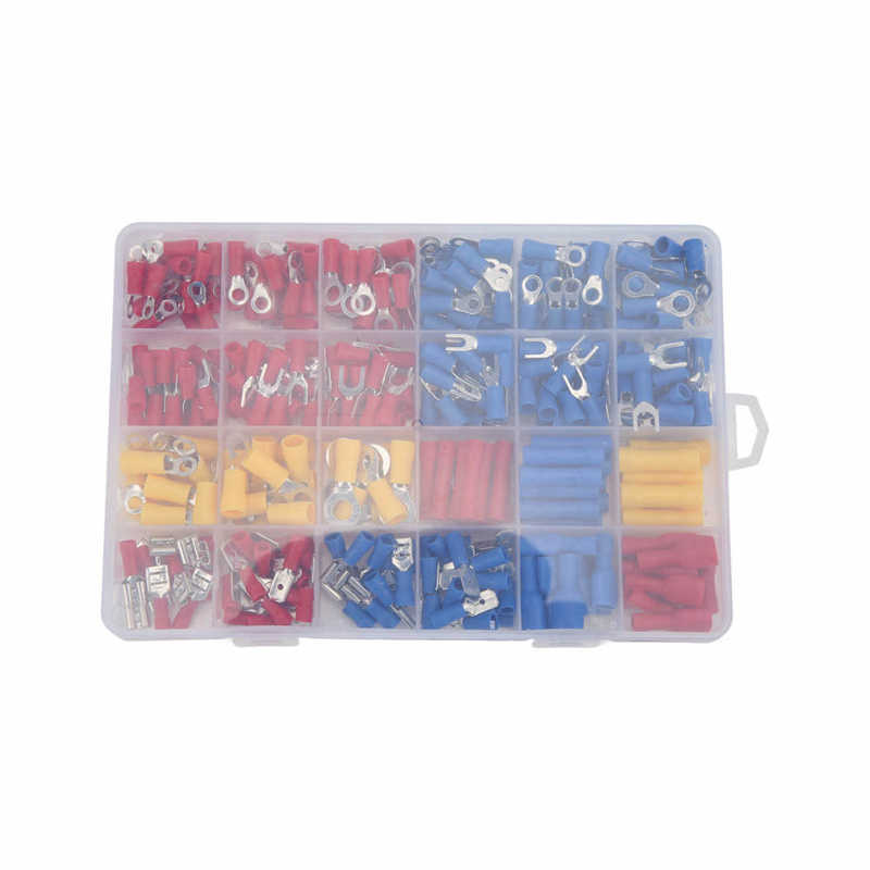Wire Terminals Assortment Kit Insulation Protection Wire Terminals Good Conductivity for Electronic Industry