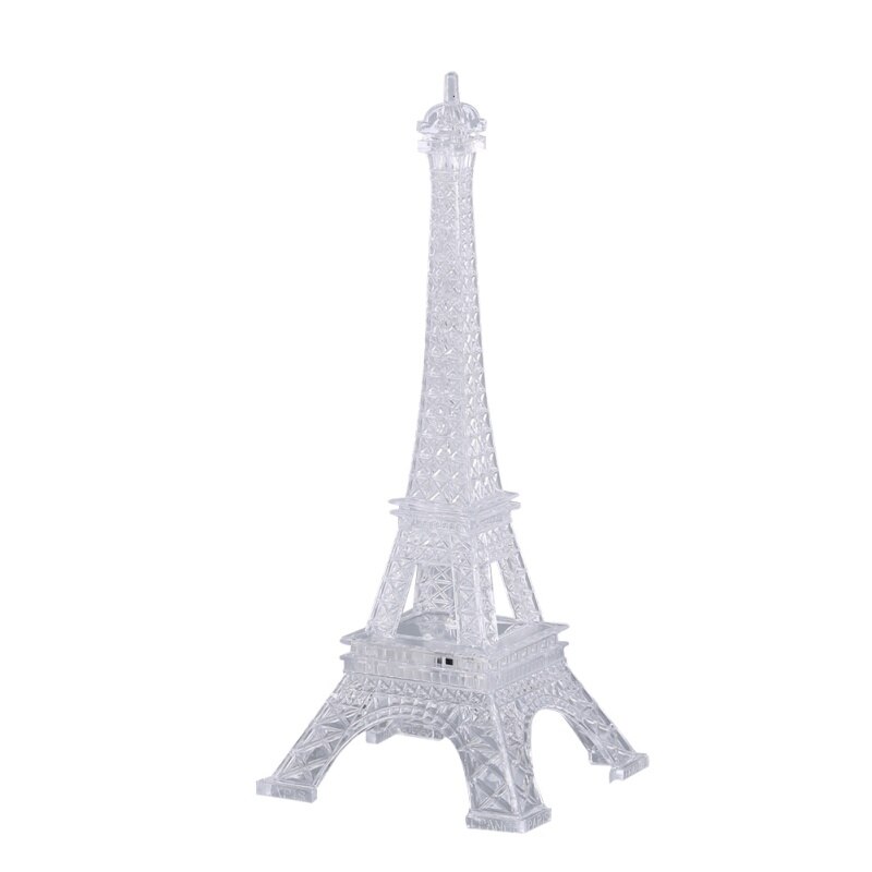 Valentine's Day Romantic 3D Romantic France Eiffel Tower/Paris Tower LED Night Light Bedroom Table Lamp Kids Family