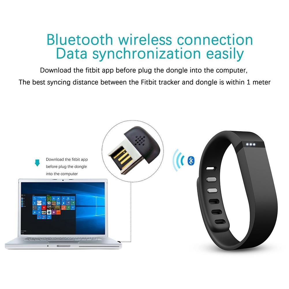 Bluetooth 4.0 Draadloze Sync Dongle Adapter USB voor Fitbit Smart Polsband