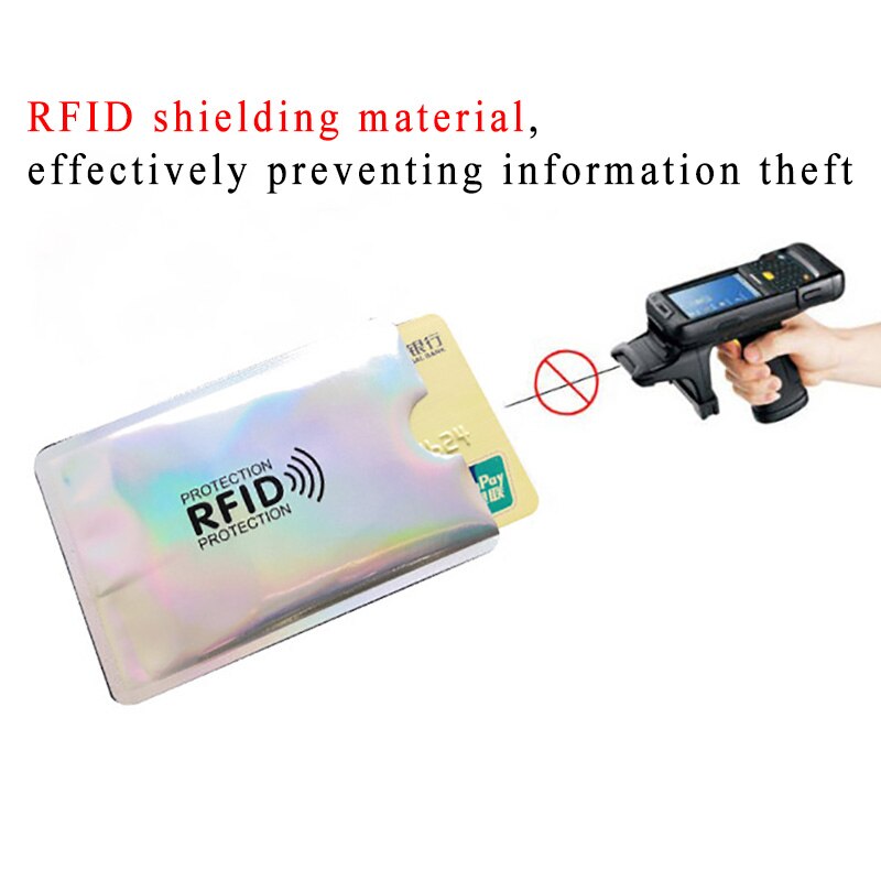 1Pcs Beschermen Credit Card Cover Bank Kaarthouder Anti Rfid Card Case Draagbare Portemonnee Blokkeren Reader Lock Metalen/plastic