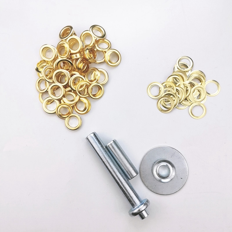 Grommet Tool Kit, Grommet Setting Tool 60 Sets Grommets Eyelets (1/2 Inch Diameter) For Leather Canvas Shower Curtains