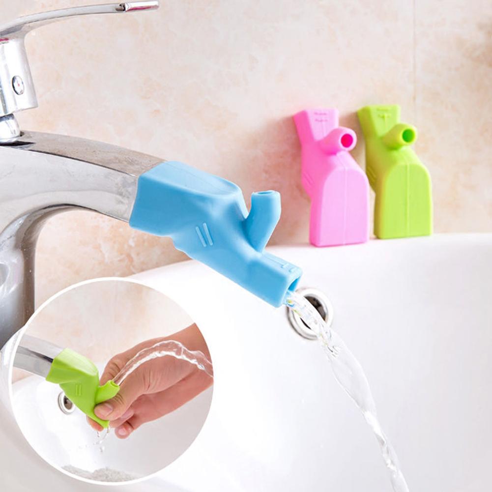 Keukenkraan siliconen waterkraan verlengstuk kinderbadkamer handwas hulpmiddelen