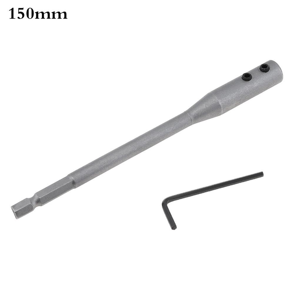 150/300 Mm Gelegeerd Staal Boor Verlengstuk Drijfstang Quick Change Boor Schacht Tool Met Hex Schacht Voor uitbreiding Boren: 150mm