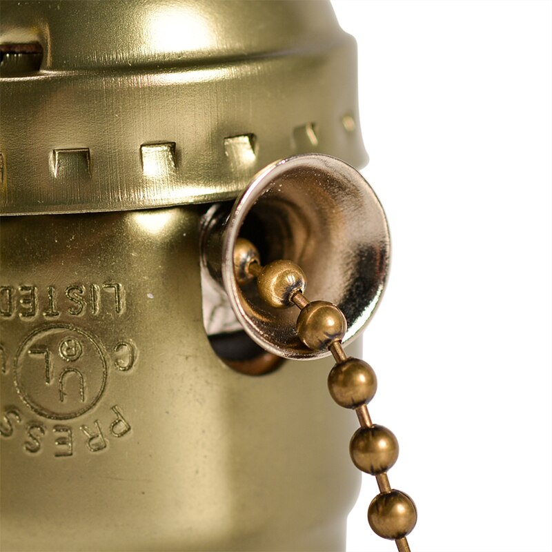 Classic Retro Edison Lamp Holder E27 E26 Lamp Socket Vintage Edison Light Holder Industrial Bulb Pendants Knob Lamp Bases