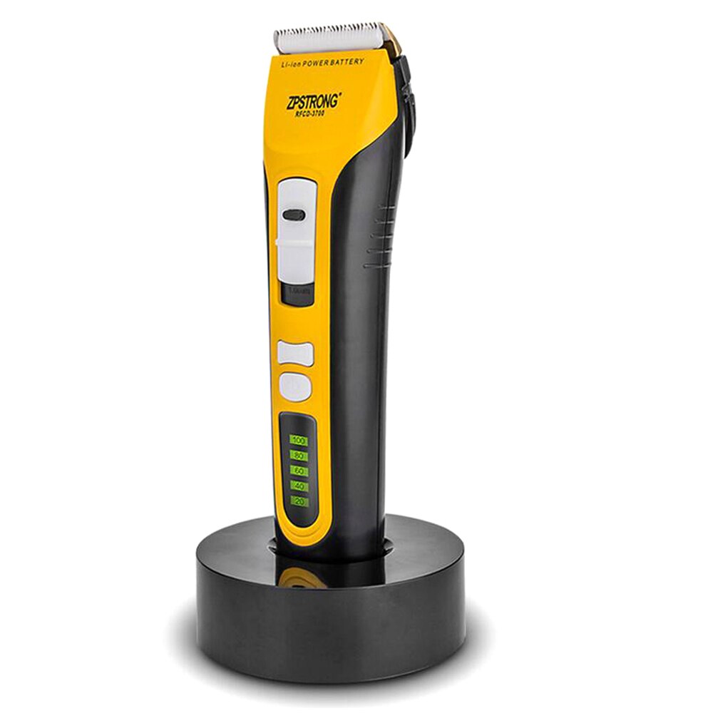 Electric Hair Clipper 25W Rechargeable Hair Trimmer for Men Baby Salon Hair Cutting Machine LED Display 110-220V: Black