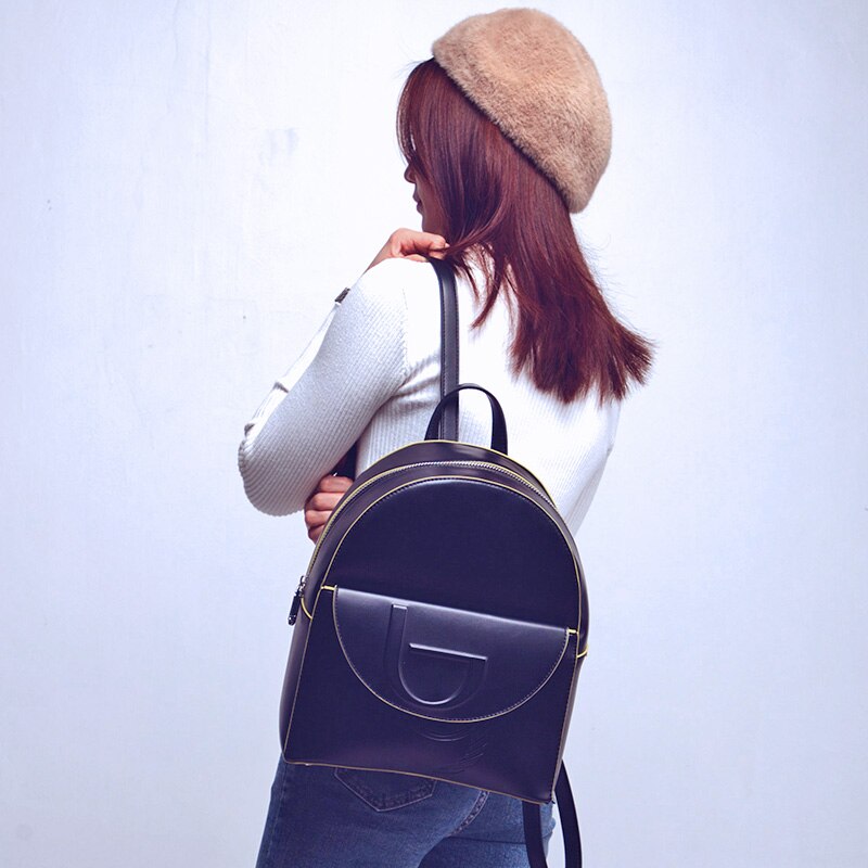 Knapzak Vrouwen Rugzak Meisje Student Leer Rugzak Tou Yoyeria Mujers Kenken Een Meisje Grote Rugzak Vrouwen Tas