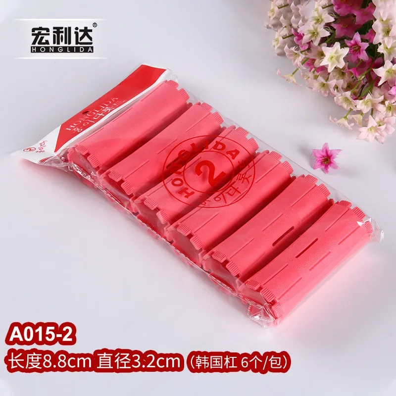 Би weeди tiges de permanente de cheveux tiges de vague froide tiges de permanente en plastique rouleaux de friser de cheveux bigoudis peigne en queue de pied en acier bigoudi sans chaleur: MULTI