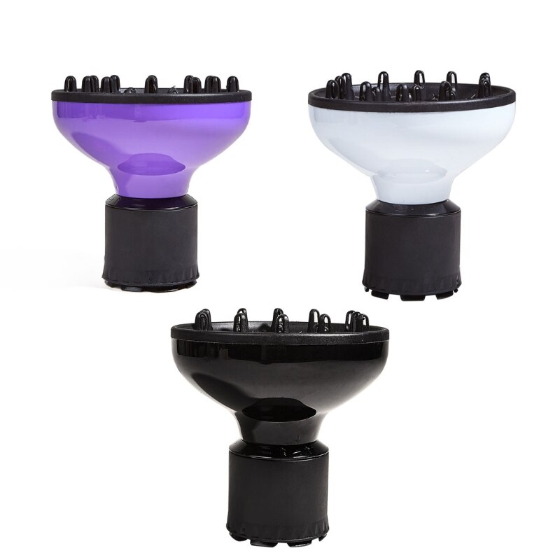Difusor de cabello Universal, accesorio de difusor de secador de pelo para cabello rizado y cabello Natural ondulado, difusor de secador de pelo