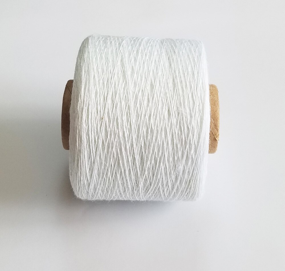 White 100% Linen Sewing thread twine cords 2(3)-Ply yarn for Knitting embroidery crochet accessory DIY