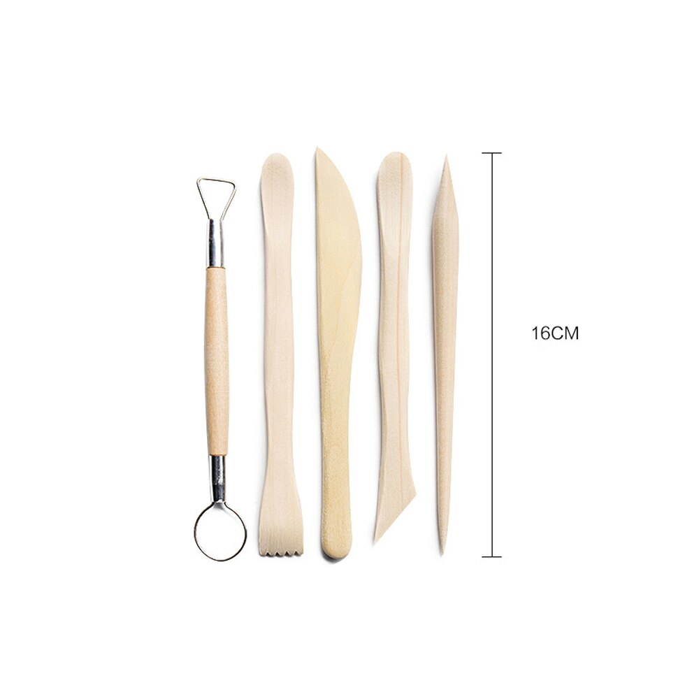 27pcs DIY Polymer Clay Tools Set Sculpt Smoothing Wax Carving Pottery Ceramic Shapers Modeling Carved Tool Clay Sculpting Kit