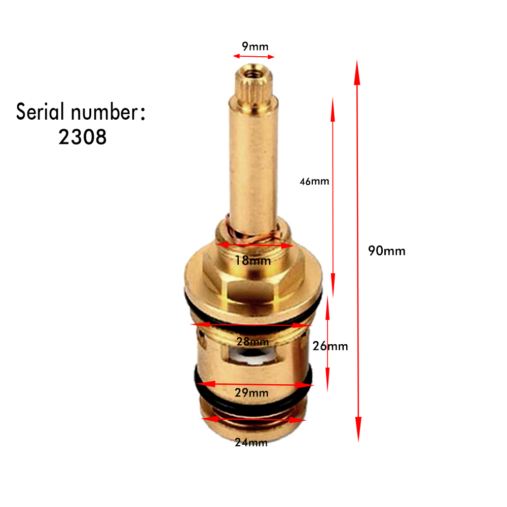 Faucet Cartridge Universal Replacement Spare Valve Brass Ceramic Cartridge Diverter Water Shower Switch Repair kit: Blue