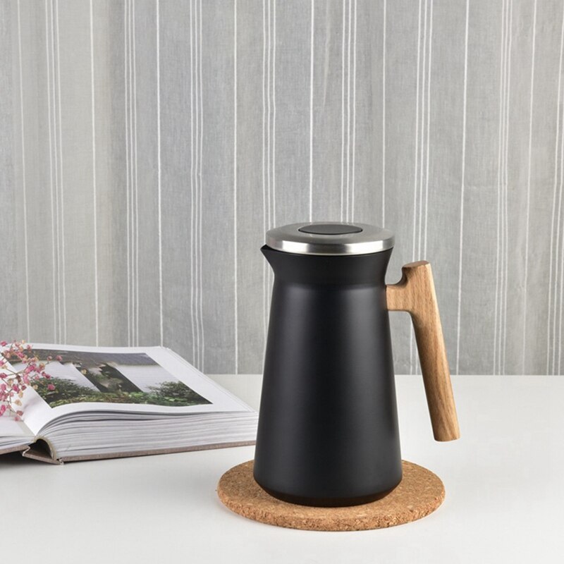 Stainless Steel Thermal Coffee Carafe​ Vacuum Insulated​ ​Thermos and Beverage Pot ​For​ Tea,Infused Drinks and 34 Oz