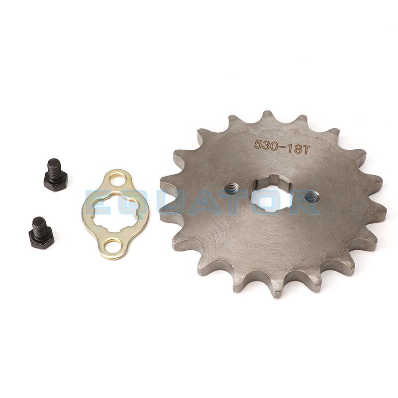 530 Ketting 20Mm 10 11 12 13 14 15 16 17 18 19 20 21 Tanden Voor Motor Tandwielen voor 200 250cc Dirt Bike Atv Quad Buggy Motor: 18T