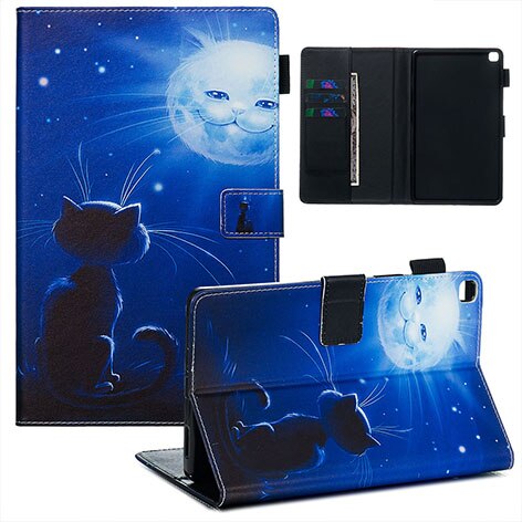 Tablet Case for Samsung Galaxy Tab A 8.0 SM-T290 SM-T295 - Leather with Animal Print & Shockproof TPU Back: YB-A14