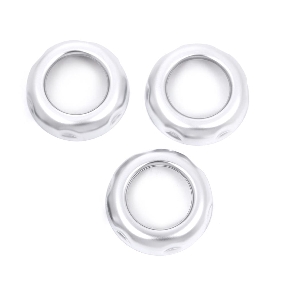 For Land Rover Freelander 2 2007 ABS Matte Chrome Car Air Conditoin knob Trim Interior Car Accessories