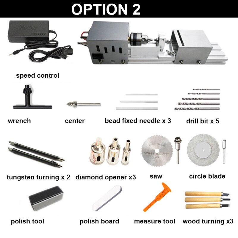 DIY Wood Table Lathe Mini Lathe Machine Mini Beads... – Vicedeal