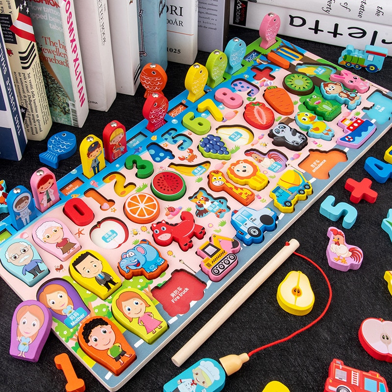 Kinderen Digitale Puzzel Speelgoed Vroege Onderwijs Puzzel Intelligentie Ontwikkeling 1-3 Jaar Oude Baby Hersenen Opgroeien speelgoed Bo