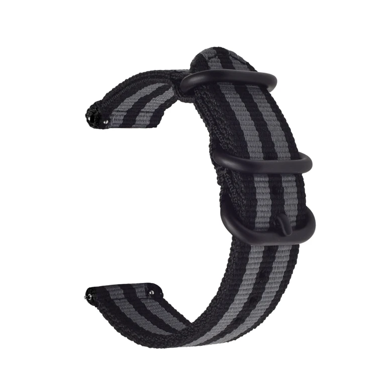 Correa de nailon tejido para Samsung Galaxy Watch, banda de tela Amazfit de 22mm, 20mm, 6, 4, 5, 44mm, Gear S3 Classic Active 2, 24mm, 18mm