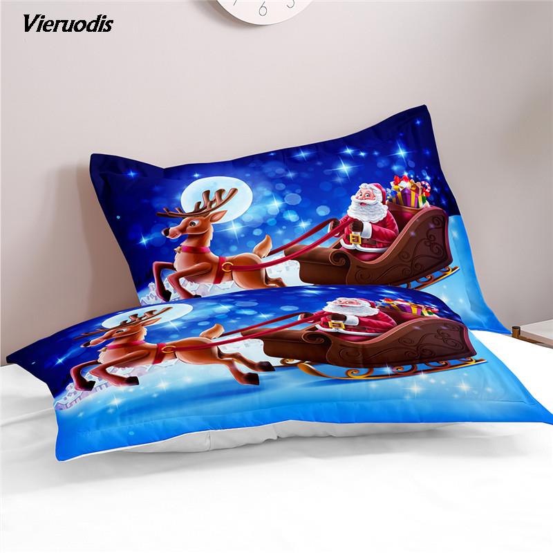 Christmas Sleigh Bedding Set Duvet Cover Set 3d Bedding Digital Printing Bed Linen Queen Size Bedding Set
