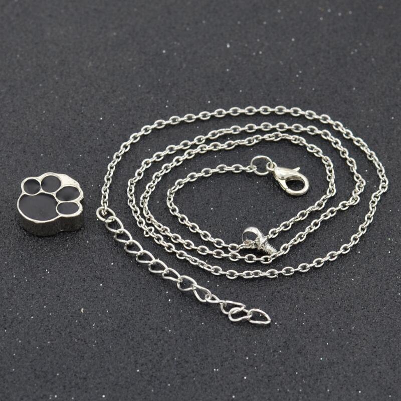 Collar con soporte para cenizas de las patas de Mascota, colgante conmemorativo de cremación de Mini urna para hombres y mujeres, accesorios de joyería para amantes de los perros y gatos, 1 Uds.