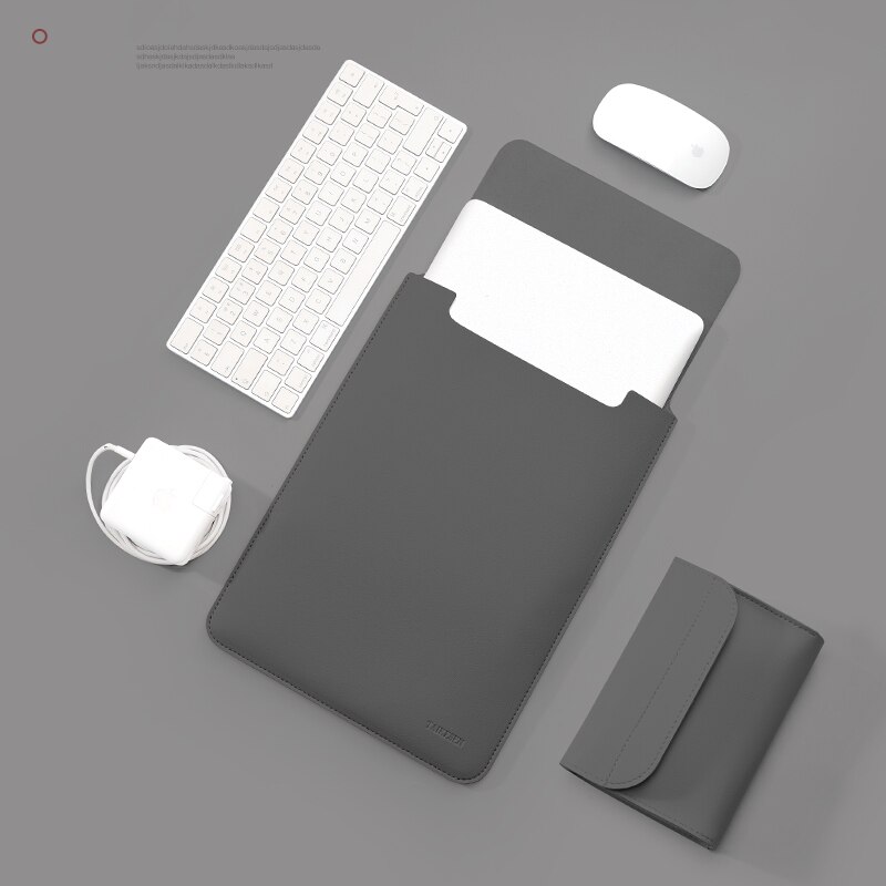 Wodoodporna torba na laptopa 11 12 13.3 14 15 15.6 calowy pokrowiec na MacBook Air 13 Pro M1 pokrowiec na notebooka Huawei Xiaomi okładka akcesoria: DEEP GREY / 12-13inch