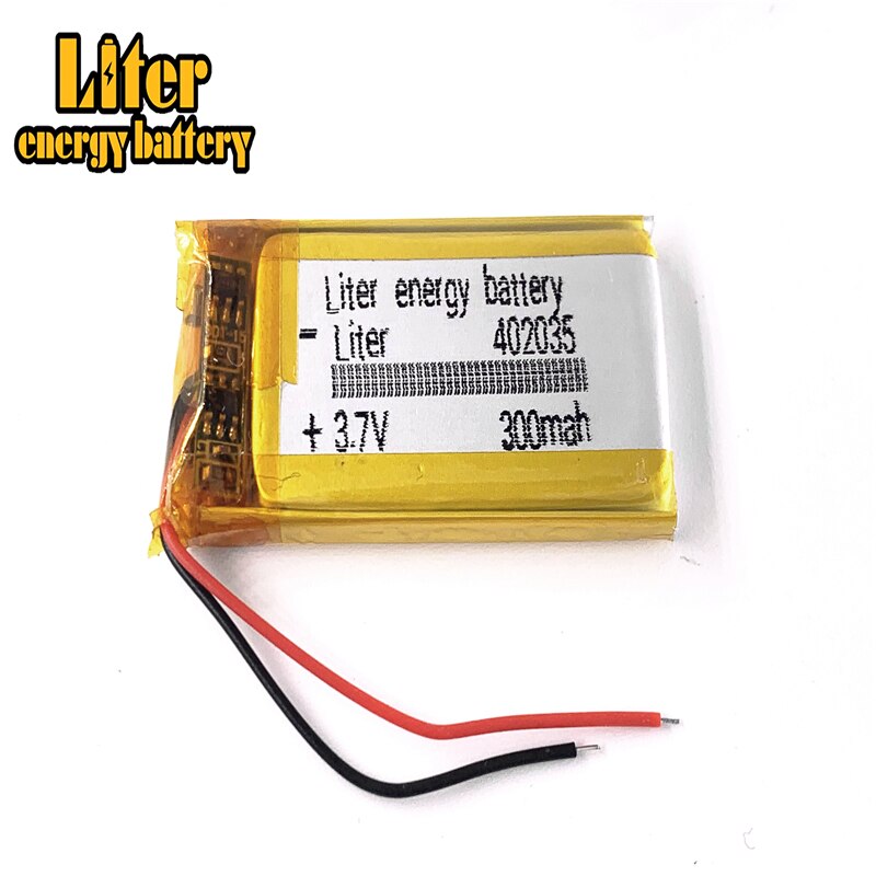 Bluetooth 042035 402035 300mah MP3 MP4 MP5 juguetes pequeños batería de polímero de litio 3,7 V