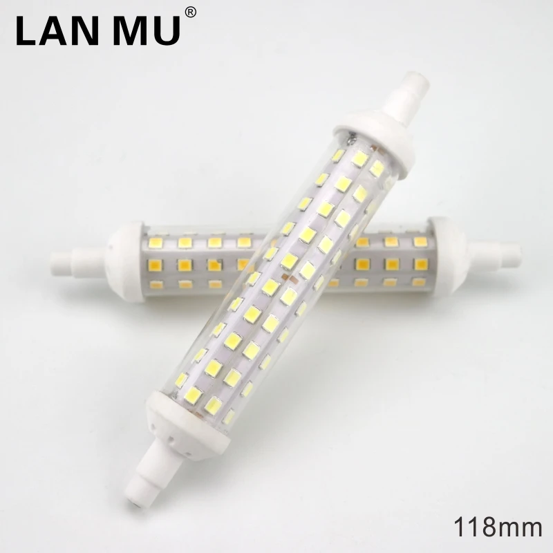 Lámpara Led R7s 78mm 118mm 135mm bombilla Led 6W 9W 12W SMD 2835 Lampada luz LED 220V-240V AC reemplazar lámpara halógena reflector