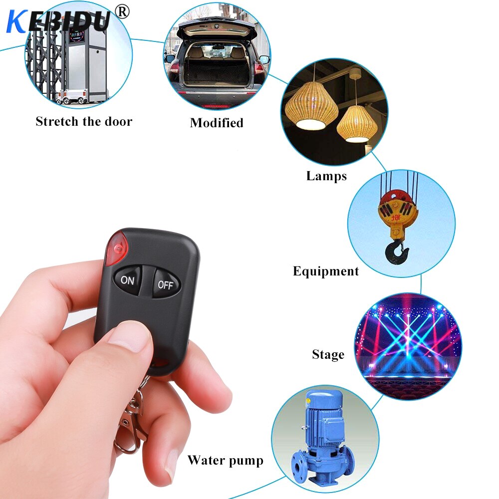 Bil kloning fjernbetjening elektrisk kopi controller mini trådløs sender switch 2 knapper bil nøgle fob 433 mhz til dør hjem