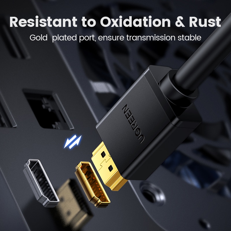 Ugreen HDMI vers DVI bi-direction DVI-D 24 + 1 câble adaptateur HD 1080P convertisseur pour Xbox PS4 HDTV LCD DVD mâle vers mâle DVI vers HDMI