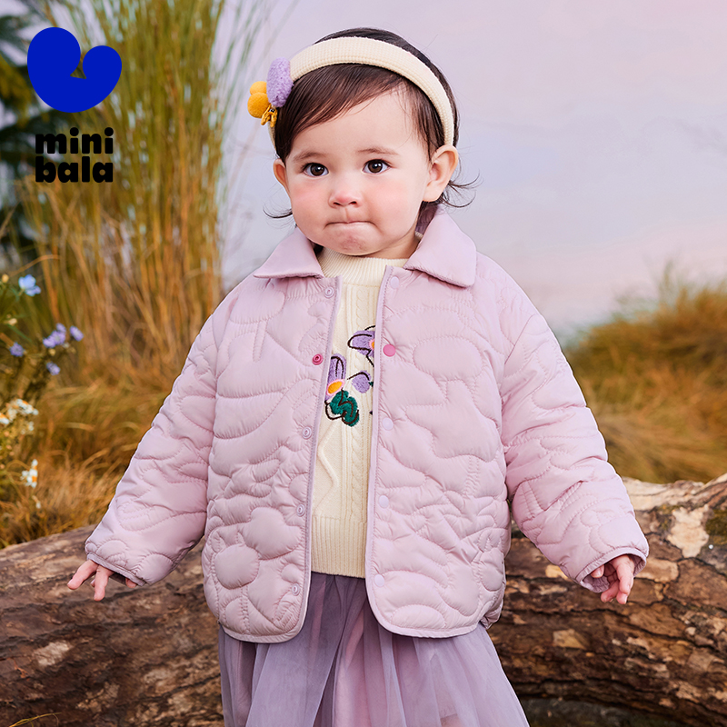 Mini Bala ropa de abrigo impermeable y resistente al aceite para niños y niñas, chaqueta de camisa gruesa y cálida para bebés, producto de invierno