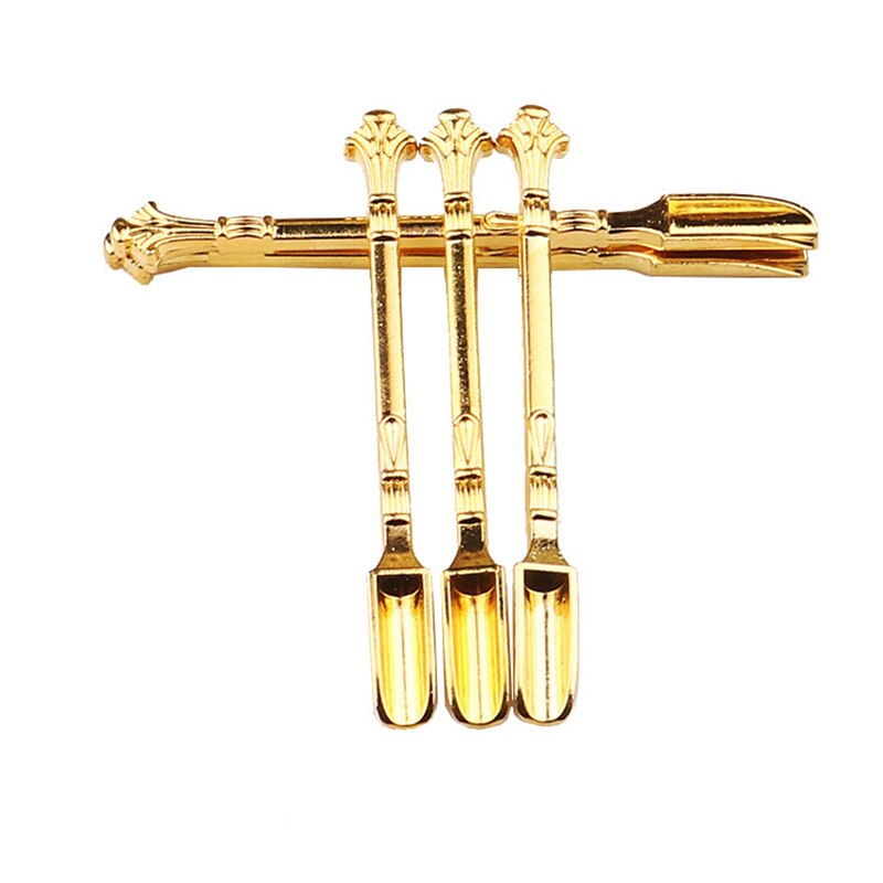Cuillère à priser en alliage d&#39;aluminium, pelle cuillère à médicaments pour mélanger le café ou le thé bouteille de reniflard accessoires de cuisine pour fumer 1 pièce